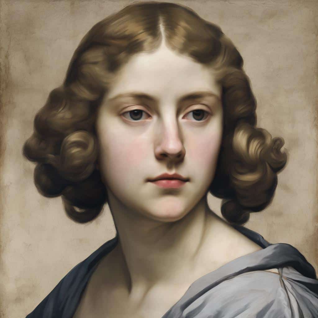 Πορτρέτο σε νεοκλασικό στυλ με δημιουργικό και καινοτόμο χαρακτήρα στην τέχνη.