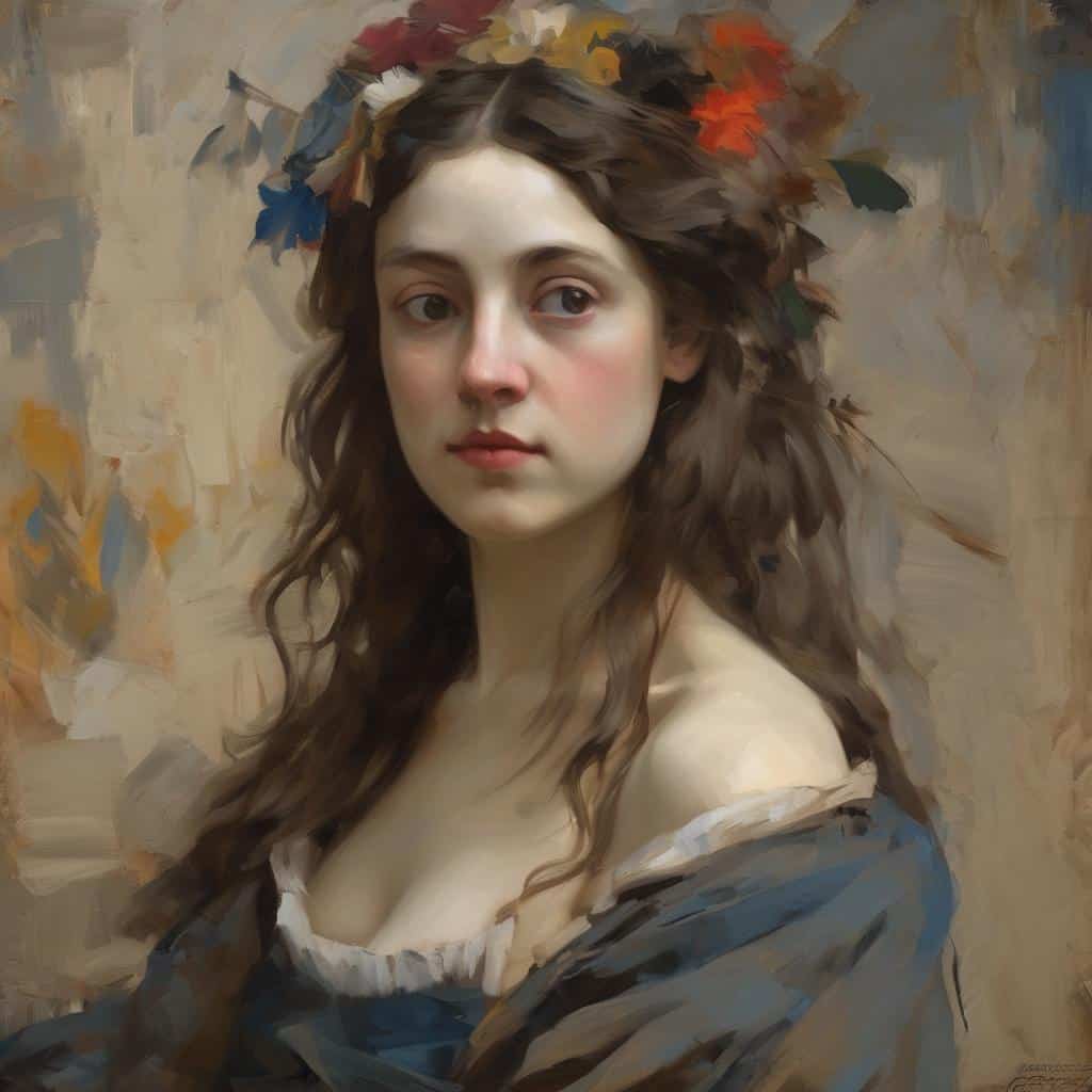 Ομορφη γυναίκα σε δημιουργική και καλλιτεχνική ατμόσφαιρα, έμπνευση και καινοτομία στην τέχνη, ζωγραφική, πρωτοπορία, τέχνη και δημιουργικότητα.